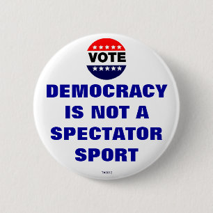 No un deporte espectador - botón