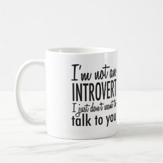 No una taza introvertida