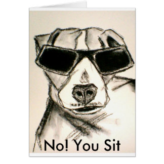 ¡No! Usted se sienta