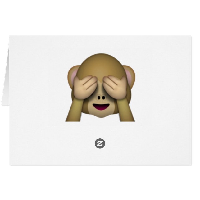 No ver Mono Malvado - Emoji (Reverso Horizontal)