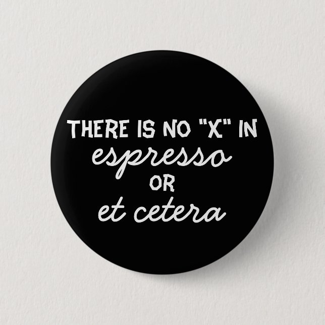 No "X" en botón del café express (Anverso)