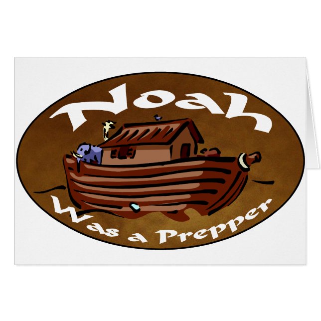 Noah era un Prepper (Anverso (Horizontal))