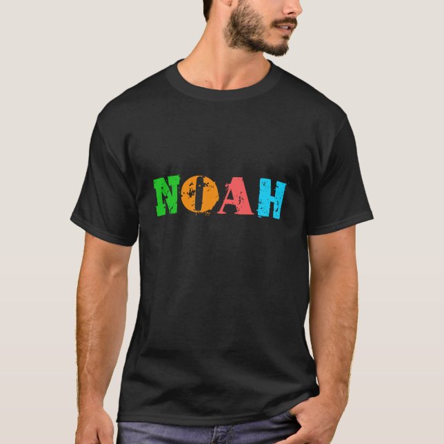 Noah grunge cualquier color Camiseta (Anverso)