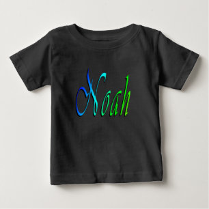 Noah, Nombre, Logo, Camiseta negra de bebé