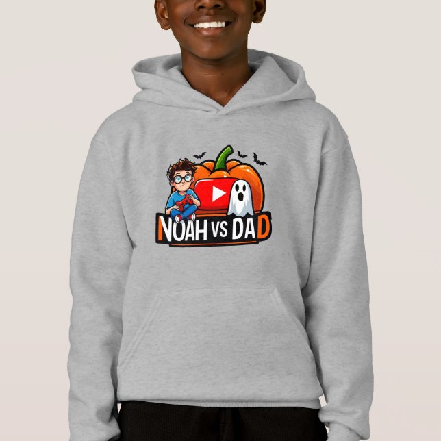 Noah Vs Dad Kids Pullover Sweatshirt (Anverso)