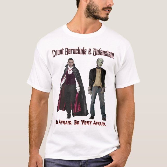 Nobama Halloween - camiseta de Barackula y de (Anverso)