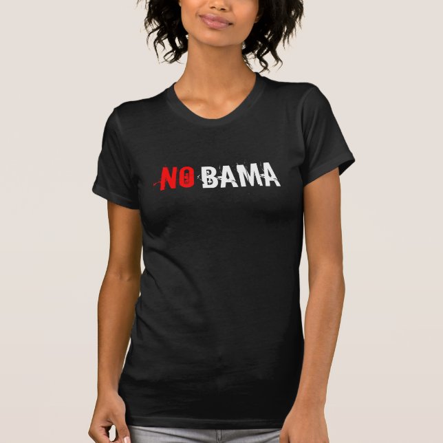 NOBAMA ninguna camiseta de Obama (Anverso)