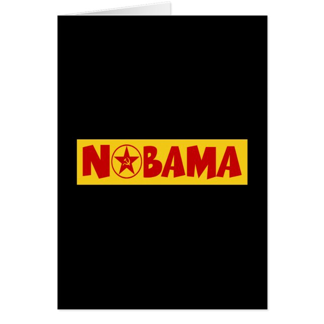 Nobama, Obama comunista (Frente)