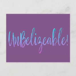 ¡NoBelizable! postal