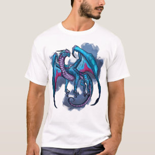 Noble camiseta del Dragón Azul Volador