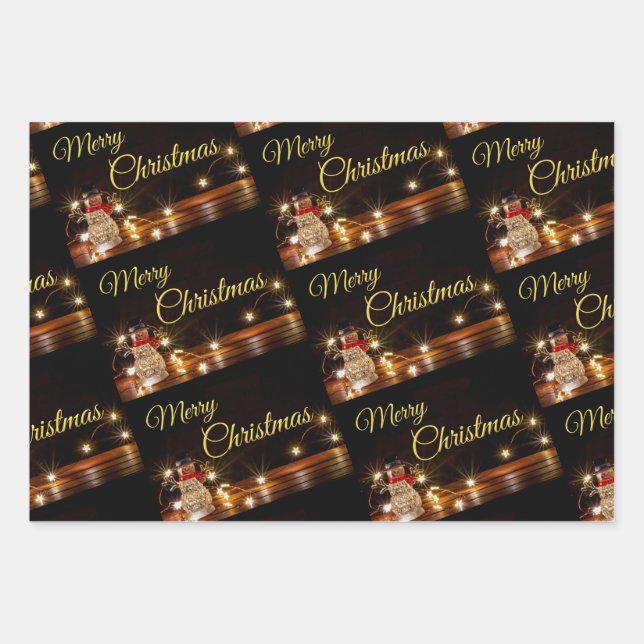 ¡Noble papel de envolver de regalo de Navidad! (Anverso)