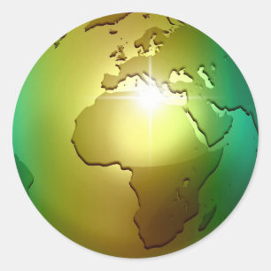 Noble World Globe - Pegatina
