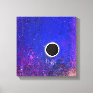 Noche Black Moon - Impresión de lienzo Moody