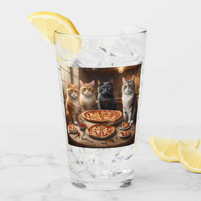 Noche Cat Pizza, (Anverso (hielo))