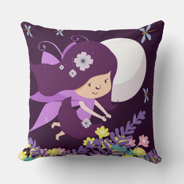 Noche de almohada decorativa mágica (Anverso)