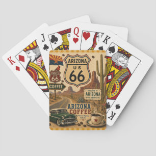 Noche de cartas de la carretera del desierto de Ar