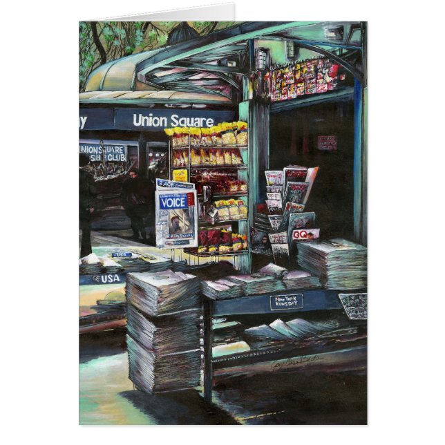 Noche de crisocolia, Union Square, NYC (Frente)