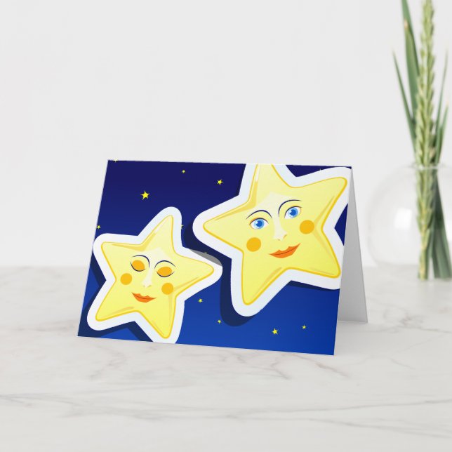 Noche de ensueño, tarjeta de saludo (Anverso)