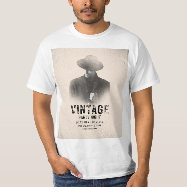 Noche de Fiesta de algodón de camiseta de algodón  (Anverso)