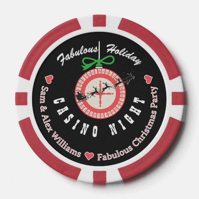 Noche de fiesta de póquer blackjack del casino Hol (Anverso)