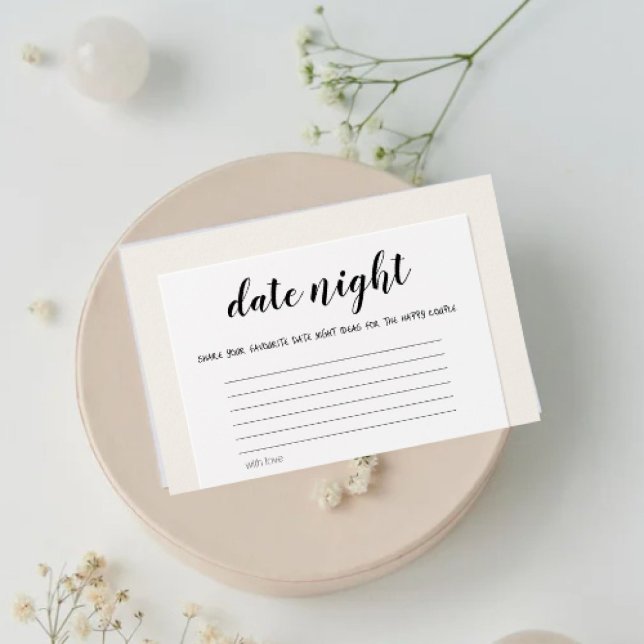 Noche de fiesta Ideas Boda moderno tarjeta de duch (Subido por el creador)