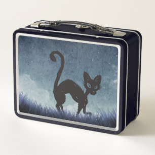 Noche de gato negro Prowl caja de almuerzo - espel