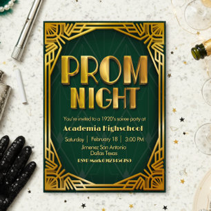 Noche de Graduación - Invitación de Gatsby