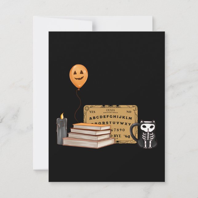 Noche de Halloween da miedo y octubre asustado (Anverso)