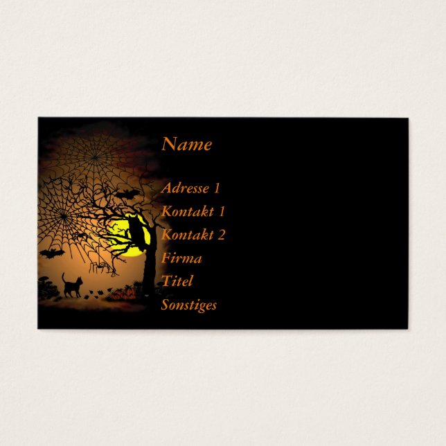 Noche de Halloween, ¡Feliz Halloween! (Frente)