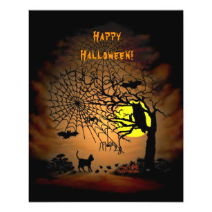 Noche de Halloween, ¡Feliz Halloween! Flyer