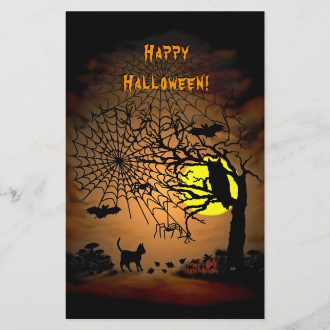 Noche de Halloween, ¡Feliz Halloween! Flyer (Frente)