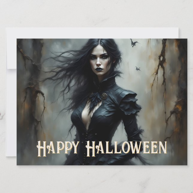 Noche de Halloween Gótica de Misterio (Anverso)