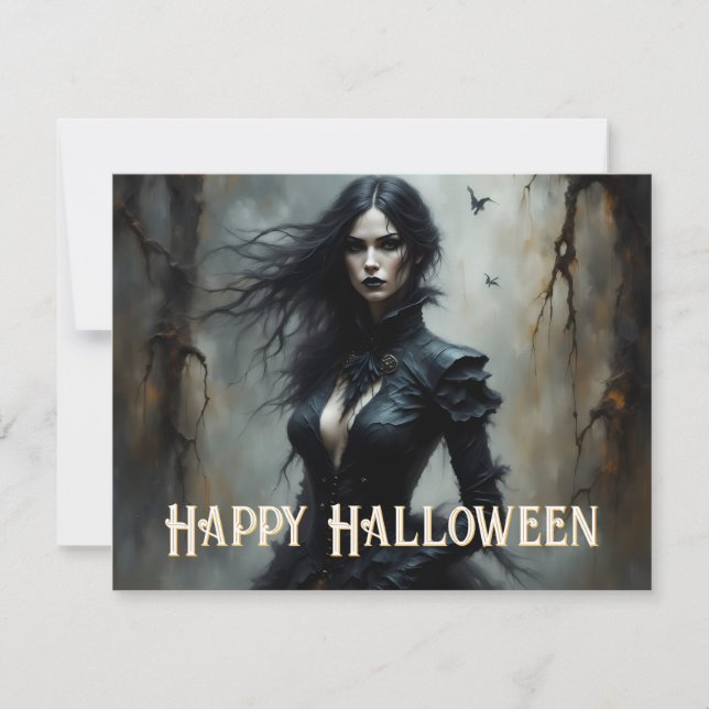 Noche de Halloween Gótica de Misterio (Anverso)