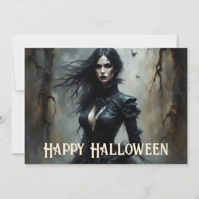 Noche de Halloween Gótica de Misterio (Anverso)