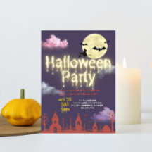 Noche de horror lindas invitaciones para fiestas d
