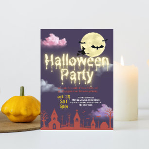 Noche de horror lindas invitaciones para fiestas d