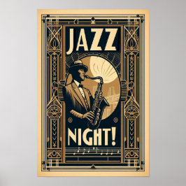 Noche de Jazz de Nueva Orleans - Arte de época