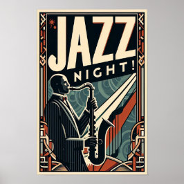 Noche de Jazz de Nueva Orleans - Arte de época