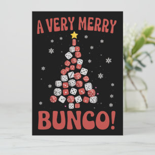 Noche de juego de dados de árbol de Navidad muy al