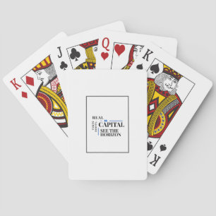 Noche de juego de finanzas Cartas de póquer