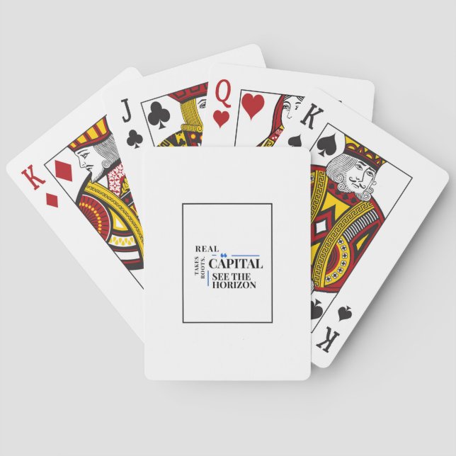 Noche de juego de finanzas Cartas de póquer (Reverso)