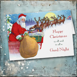 Noche de la cosecha antes de la tarjeta de vacacio