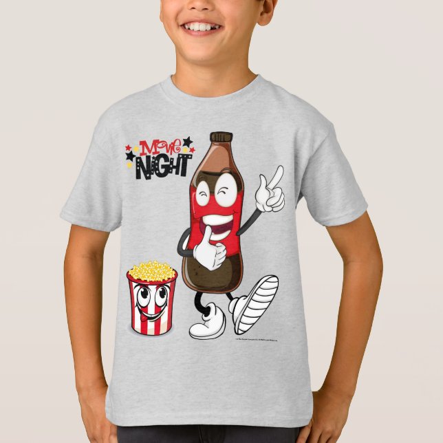*Noche de la película* Graciosa camiseta de amigos (Anverso)