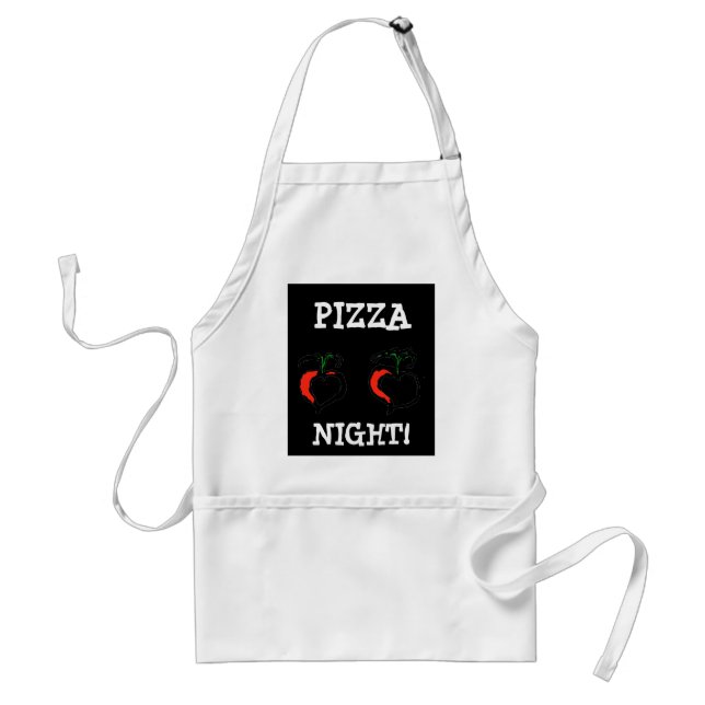 ¡NOCHE DE LA PIZZA! - Delantal (Frente)