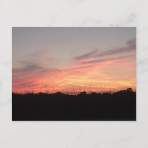 Noche de la postal de la serie de la serenidad