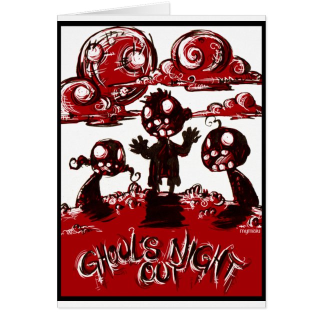 Noche de los espíritus necrófagos hacia fuera (Frente)