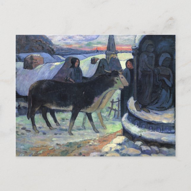 Noche de navidad - Paul Gauguin (Anverso)