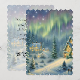 Noche de Navidades mágicos en el bosque bajo las e