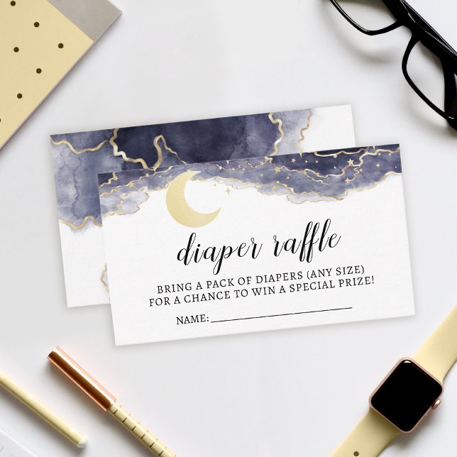 Noche de oro luna de miel rifa de bebé tarjetas de (Subido por el creador)