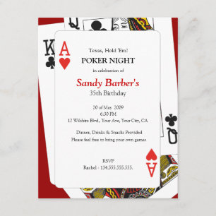 Noche de Póquer - Texas celebra la invitación de l